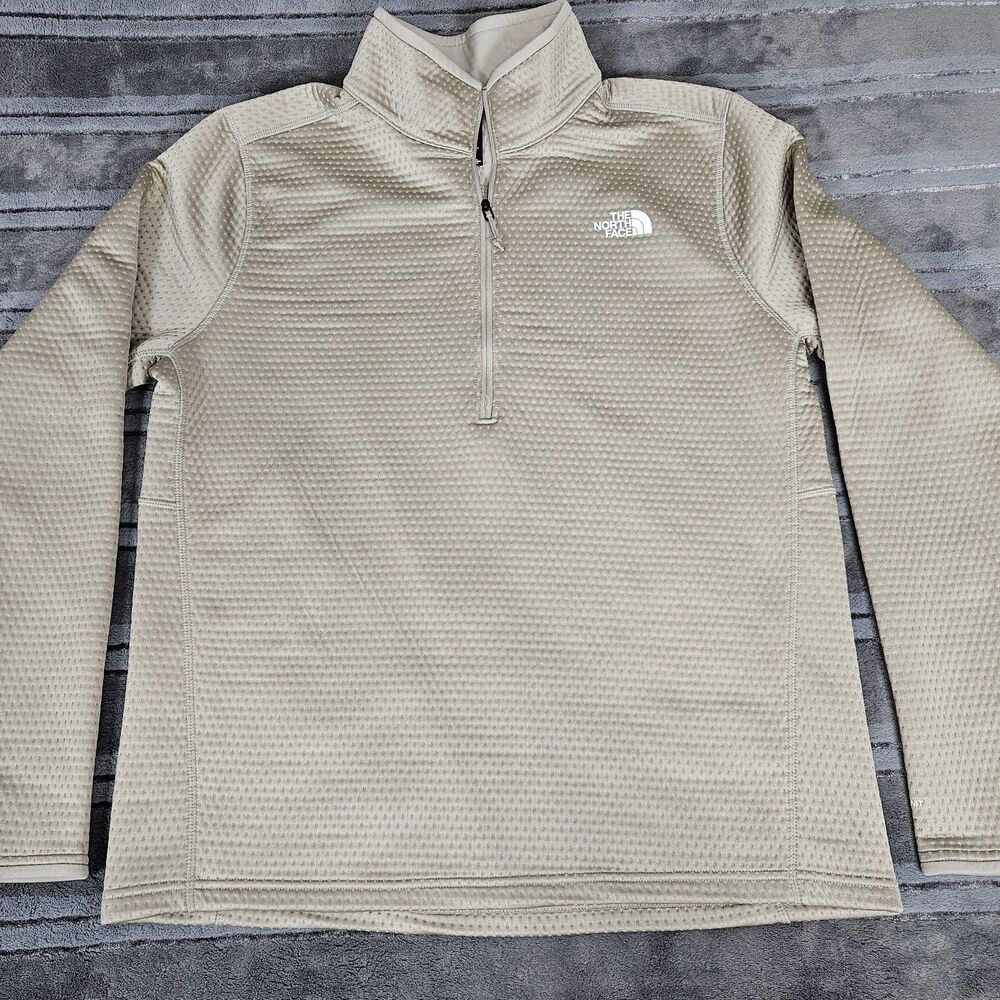 The North Face NF Dot Knit Thermal 1/4 Zip Top  FlashDry-Pro Jacket Men's Size M